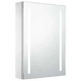 szafka-lazienkowa-z-lustrem-i-led-biala-srebrna-50x13x70-cm