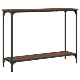 stolik-konsolowy-z-metalowa-rama-brazowy-dab-101x305x75-cm
