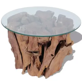 stolik-kawowy-z-hartowanego-szkla-i-podstawa-z-drewna-tekowego-60x08-cm