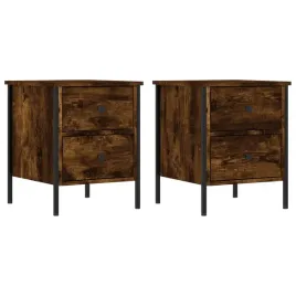 szafka-nocna-industrialna-2-szuflady-przydymiony-dab-40x42x50-cm