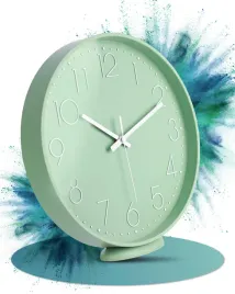 lateno-zegar-scienny-zielony-30cm-cichy-klasyczny-nowoczesny