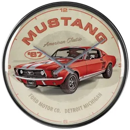 nostalgic-art-zegar-scienny-retro-ford-mustang-gt-1967-czerwony
