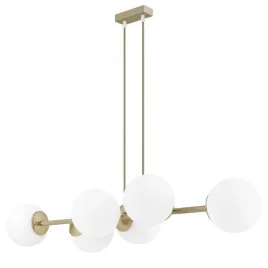 lampa-wiszaca-sufitowa-ecru-bez-kaszmir-zyrandol-biale-kule-6x-led-e27