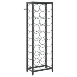 stojak-na-27-butelek-wina-kute-zelazo-czarny-34x18x100-cm