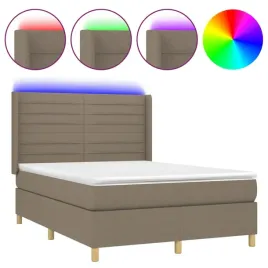 lozko-kontynentalne-z-materacem-i-diodami-led-taupe-193-x-147-x-118-12