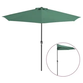 elegancki-polokragly-parasol-balkonowy-uv-zielony-300x155x223cm