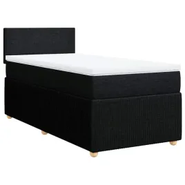 lozko-kontynentalne-200-x-80-x-1005-cm-czarne-z-materacem-i-topperem
