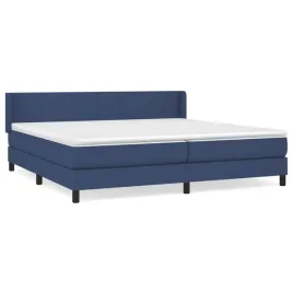 lozko-kontynentalne-niebieskie-203-x-203-x-78-88-cm-z-2-materacami-100-x