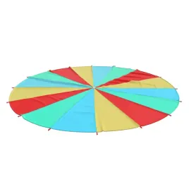 spadochron-do-zabawy-teczowy-16-uchwytow-poliester-6m-czerwony-zielon