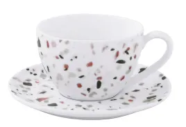 filizanka-ze-spodkiem-terrazzo-250-ml-porcelana-bialy