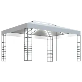 altana-ze-sznurem-lampek-led-4x3x27-m-biala