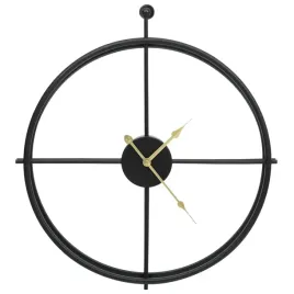 zelazny-zegar-scienny-minimalistyczny-bez-cyfr-czarny-52-cm