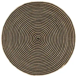 dywanik-z-juty-i-bawelny-recznie-wypleciony-naturalny-czarny-o90-cm