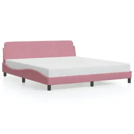 rama-lozka-z-zaglowkiem-rozowa-218-x-185-x-745-cm-aksamit