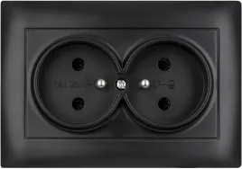 gniazdo-podwojne-z-uziemieniem-vcx-wesa-lc-16-czarny