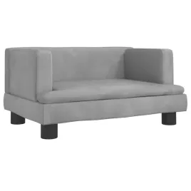 sofa-dla-psa-z-aksamitu-i-litego-drewna-sosnowego-jasnoszara-60x40x30-cm