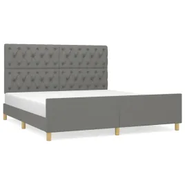 rama-lozka-z-zaglowkiem-ciemnoszara-203-x-166-x-118-128-cm