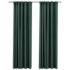 zaslony-zaciemniajace-stylizowane-na-len-zielone-140x245-cm