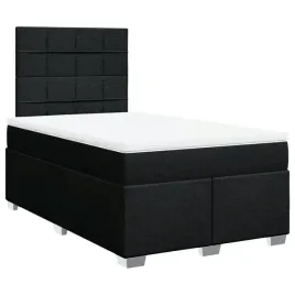 lozko-kontynentalne-czarne-190-x-120-x-1405-1505-cm-z-materacem-i-topp