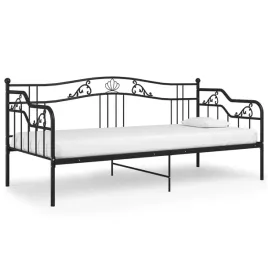 lozko-dzien-metalowe-z-barierka-boczna-czarne-206x95x915-cm