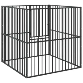 kojec-dla-psa-ze-stali-galwanizowanej-100x100x100-cm-czarny