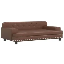 sofa-dla-psa-z-litego-drewna-sosnowego-i-sztucznej-skory-brazowa-90x53x