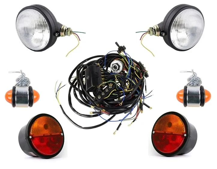 INSTALACJA ELEKTRYCZNA ŁĄCZONA URSUS C-330 C-328 + KOMPLET LAMP REFLEKTRÓW