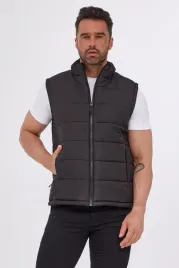 czarny-bezrekawnik-meski-pikowany-l