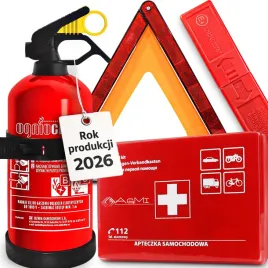 zestaw-apteczka-samochodowa-gasnica-proszkowa-1kg-trojkat-komplet-niezbedni