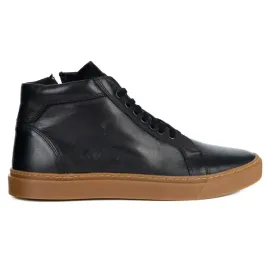 buty-meskie-sneakersy-skorzane-532knt-wysokie-obuwie-przejsciowe-czarne