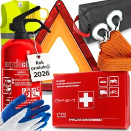 zestaw-w-etui-apteczka-gasnica-kamizelka-trojkat-linka-holownicza-torba