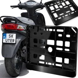 ramka-pod-tablice-rejestracyjna-do-skutera-motoroweru-czarny-polysk-metalik