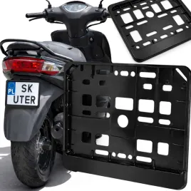 czarna-ramka-pod-tablice-rejestracyjna-do-skutera-skuter-motoroweru-140x114