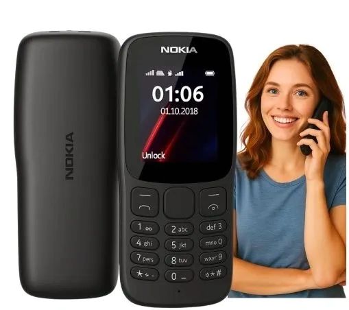 Telefon Nokia 106 2018 4 MB/4 MB 3G ponad 15H rozmów POLSKIE MENU