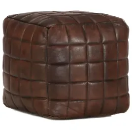 puf-ciemny-braz-40x40x40-cm-prawdziwa-kozia-skora