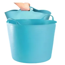 kosz-elastyczny-budowlany-42l-red-hog-flexi-pojemnik-gospodarczy-turkusowy