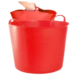 kosz-elastyczny-budowlany-42l-red-hog-flexi-pojemnik-gospodarczy-czerwony