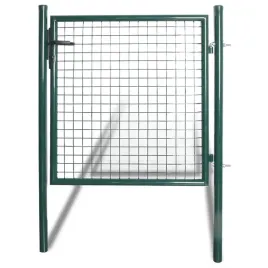 furtka-ogrodzeniowa-z-siatki-stalowej-100-x-150-cm-ciemnozielona