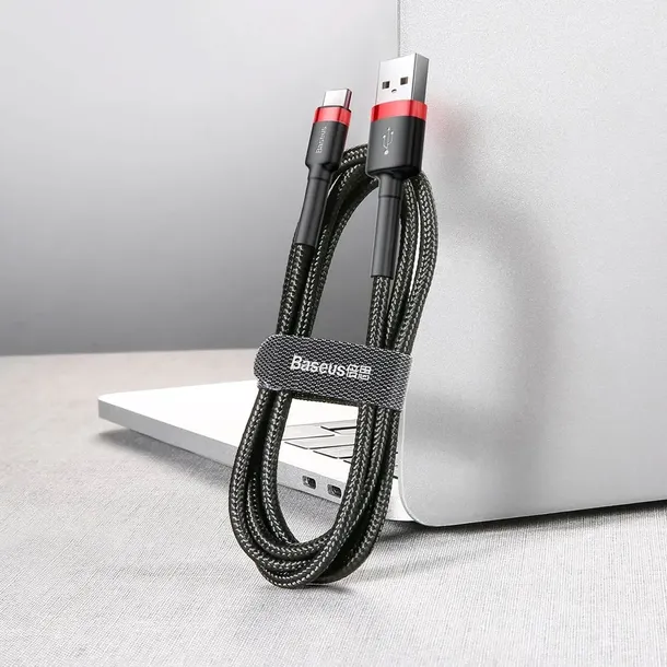kabel-usb-c-baseus-cafule-2a-2m-czarny-stan-nowy
