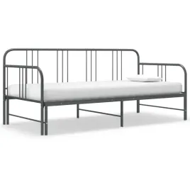 uniwersalna-kanapa-z-wysuwanym-lozkiem-metal-szara-206x98x88-cm