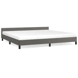 rama-lozka-z-zaglowkiem-szara-sztuczna-skora-207-x-206-x-50-cm