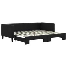 czarna-lezanka-rozkladana-2-w-1-wymiary-223-x-100-x-68-cm