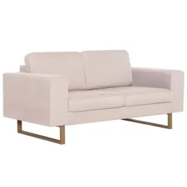 sofa-2-osobowa-tapicerowana-tkanina-kremowa