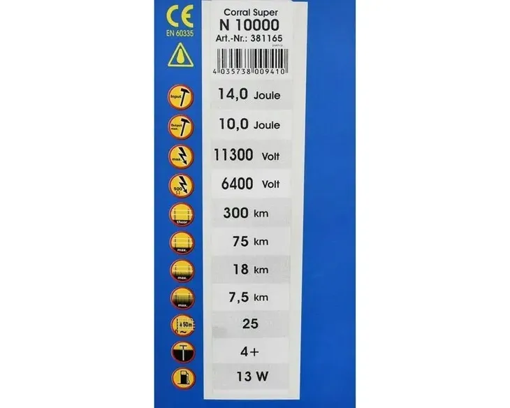 elektryzator-corral-super-n10000-stan-nowy