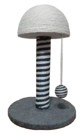 drapak-dla-kota-funghi-szary-fi30-wys-42cm-grzybek