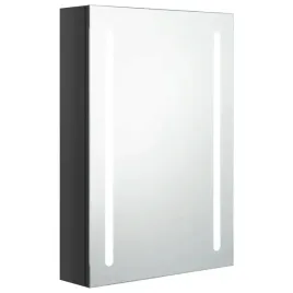 szafka-lazienkowa-z-lustrem-i-led-lsniaca-czern-50x13x70-cm