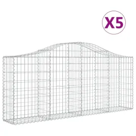 kosze-gabionowe-5-szt-200x30x80-100-cm-galwanizowane-zelazo