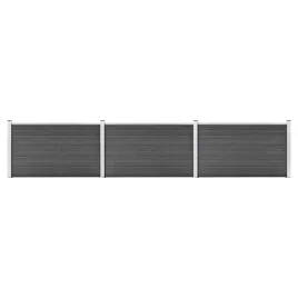 zestaw-ogrodzeniowy-z-wpc-526-x-105-cm-czarny