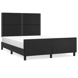 rama-lozka-z-zaglowkiem-czarna-193-x-146-x-118-128-cm-sztuczna-skora