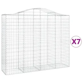 kosze-gabionowe-7-szt-200x50x160-180-cm-galwanizowane-zelazo